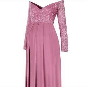 NWT Molliya Pink Maternity Gown Small
